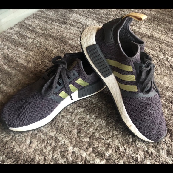 ADIDAS NMD R1 gray and gold - Picture 8 of 13